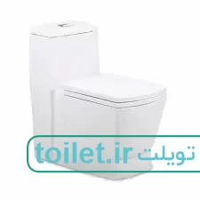 توالت فرنگی مروارید مدل مگا خروجی به دیوار توالت فرنگی مروارید مدل مگا خروجی به دیوار
