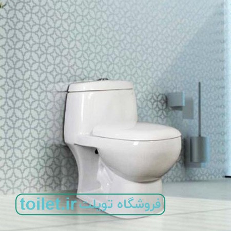 توالت  فرنگی گلسار فارس مدل پارمیس بیده دار   