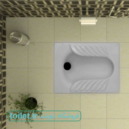توالت زمینی گلسار فارس مدل یاس