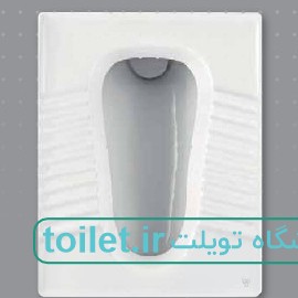 توالت زمینی چینی کرد مدل تولیپ نیم گود توالت زمینی چینی کرد مدل تولیپ نیم گود