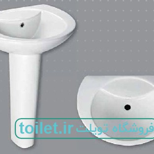 دستشویی چینی کرد مدل دیسی50 دستشویی چینی کرد مدل دیسی50