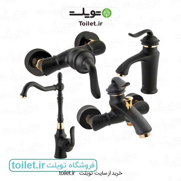 شیرالات شودر مدل لوکا مشکی طلا شیرالات شودر مدل لوکا مشکی طلا