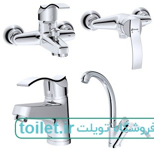 شیرالات شودر مدل اپال کروم شیرالات شودر مدل اپال کروم