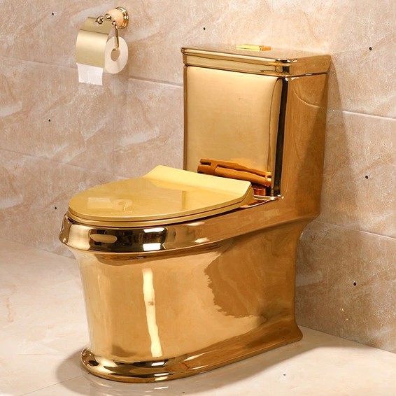 توالت طلایی